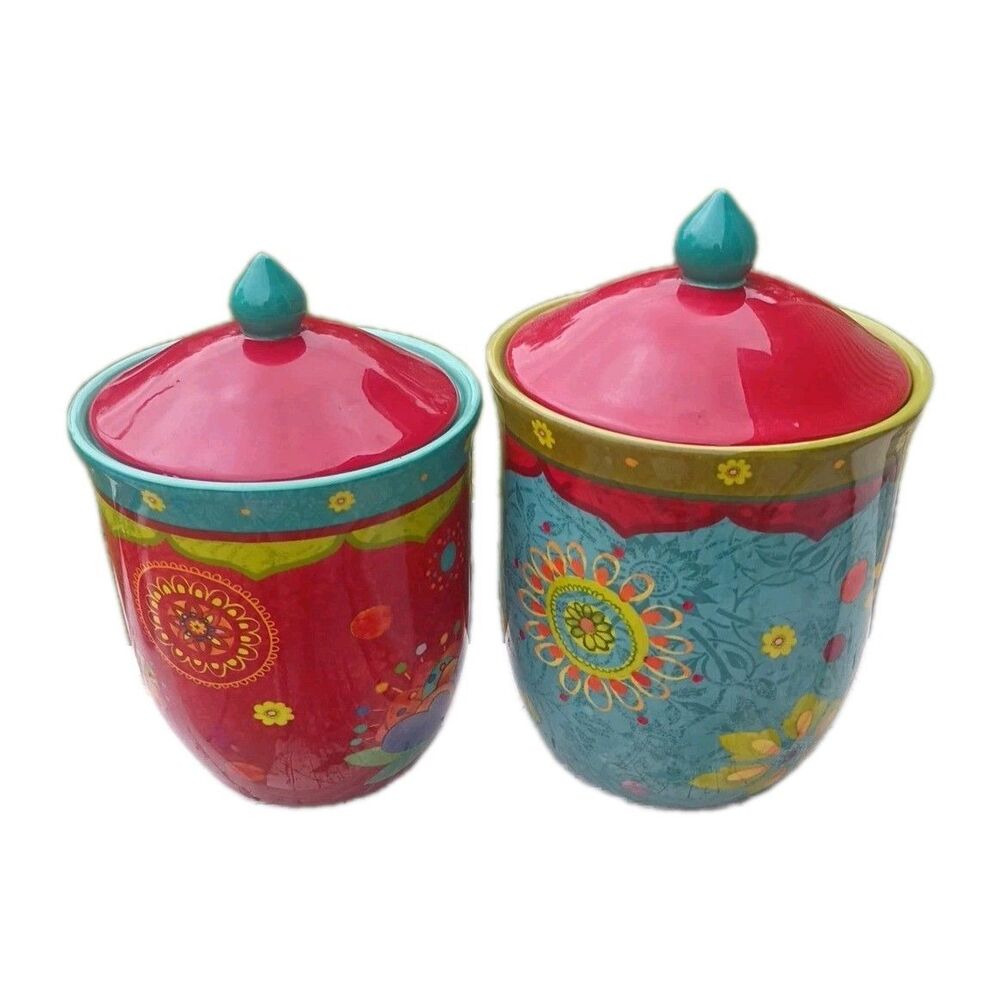 Certified International Tunisian Sunset (2 Piece) Canister Set